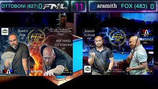 Michael Ottoboni 628 vs James Fox 483 & Bo Belonia vs Aman Sunar