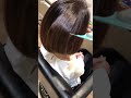 【髪質改善】綺麗なボブの出来上がり！