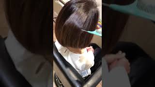 【髪質改善】綺麗なボブの出来上がり！