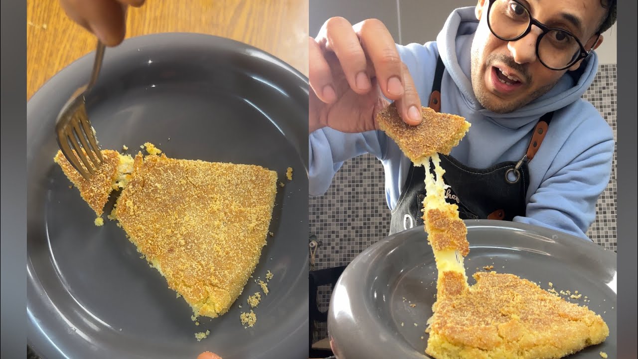 الحرشة بجبن المتزاريلا 😍واو واو واو😅😍#حصري #وصفات #رمضان_كريم 