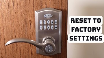 Kwikset SmartCode 955/917 Factory Reset
