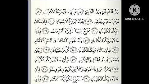 تلاوة خاشعة بصوت ابوا صهيب. سورة الرحمن