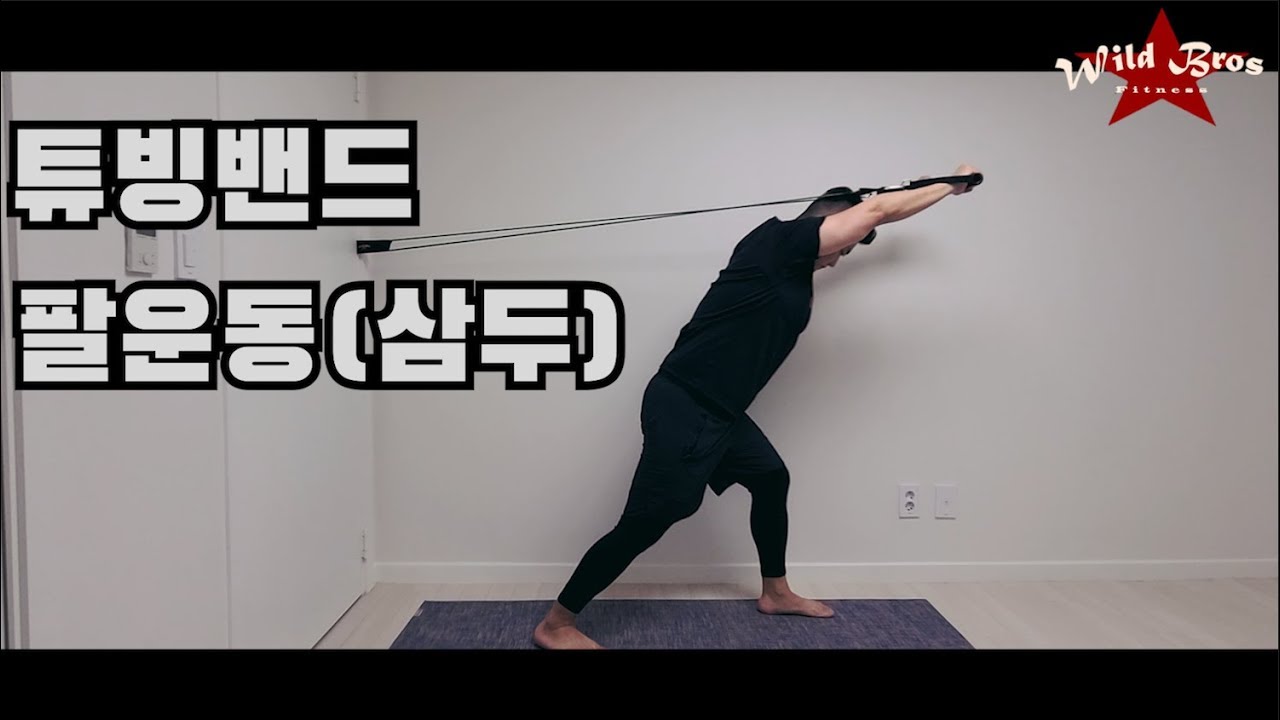 튜빙밴드 팔운동 -삼두운동모음