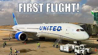 United Airlines INAUGURAL FLIGHT to Amman, Jordan in Business Class