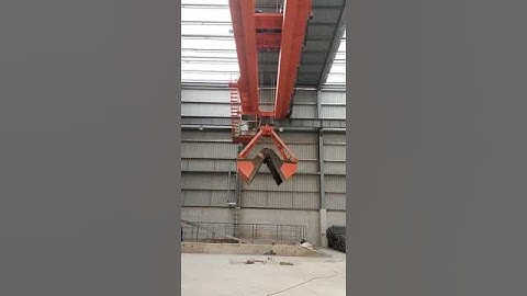 Grab Bucket Overhead Crane - Your Efficient Solution for Bulk Material Handling!