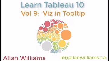 Tableau 10 : Vol 9 : Version 10.5 - Viz in Tooltip