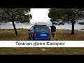 Turn your vanbus into a camper featuring vw touran