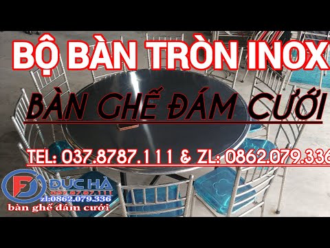 ghế inox tròn thanh lý - Webgiasi