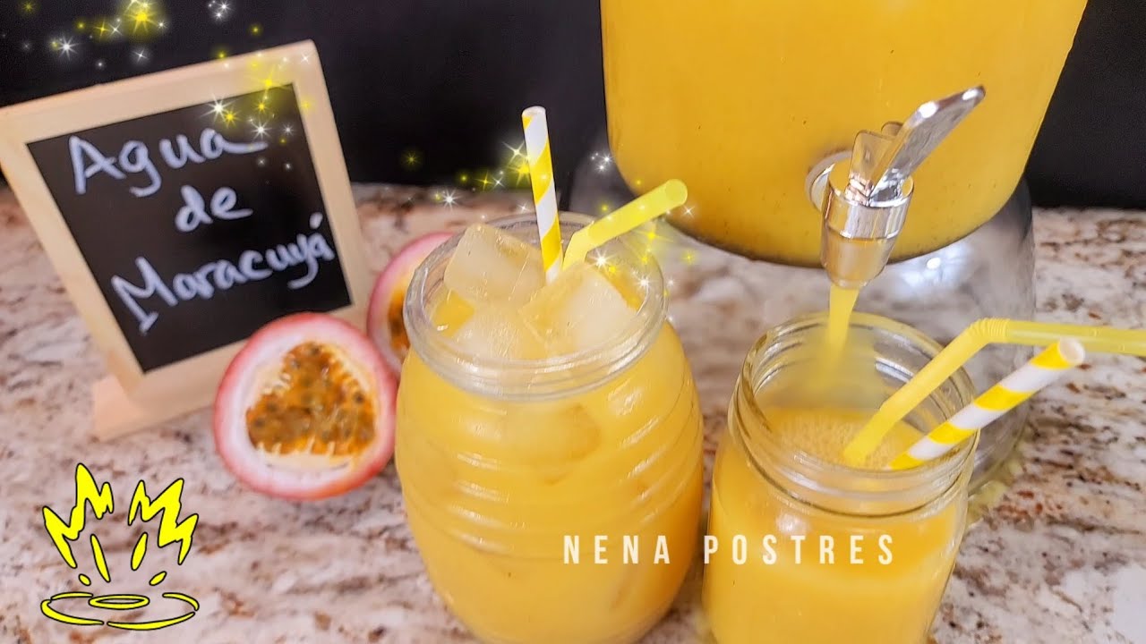 AGUA FRESCA DE MARACUYA / FRUTA DE LA PASION