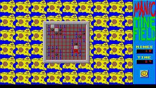 ATARI ST MANIC MINEFIELD MINE FIELD The Infamous Blood, Cheese Freak Software 94 CLONE MINESWEEPER