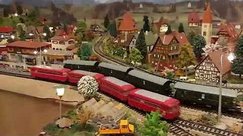 Volker's model trains - Märklin H0 analog -  running session - 128
