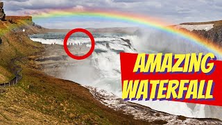 Golden Circle Gullfoss waterfall - Iceland travel  must visit  this waterfall is a must