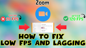 How to Fix Zoom Low FPS / Lagging issue 2023 {100% Working}