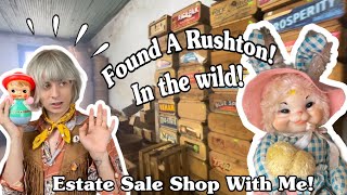 OMG I can’t believe I Found This!. Rushton in the wild! Estate Sale / Vintage shop with me!