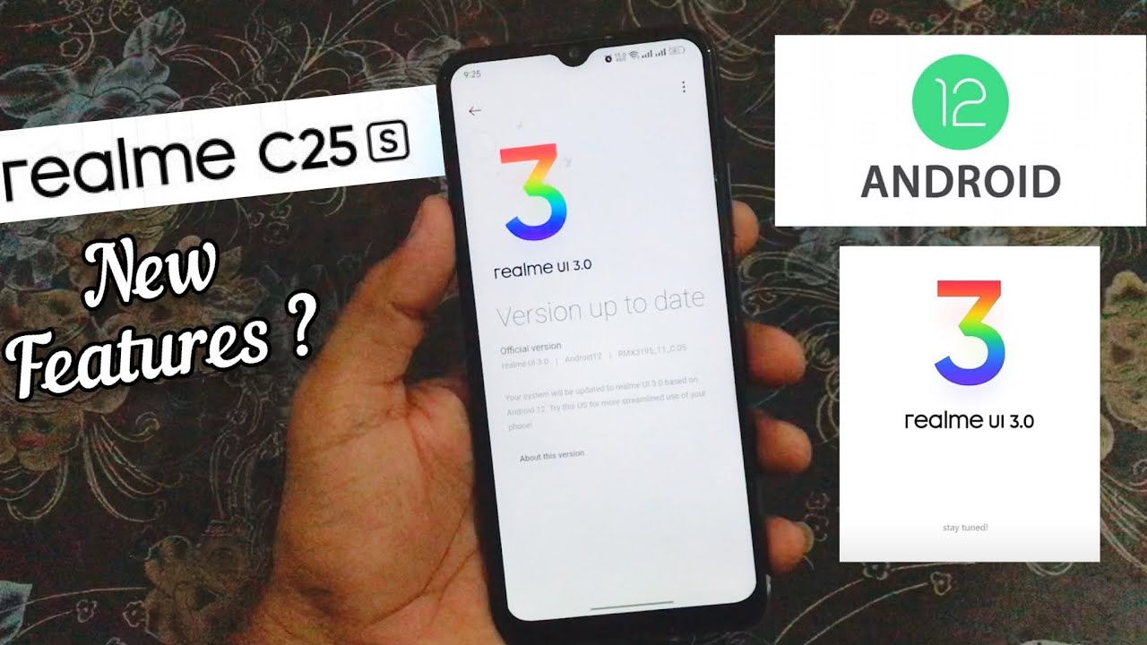Realme C25s Got New Update With Android 12 & Realme UI 3.0 | Exciting New Features | What’s New ?