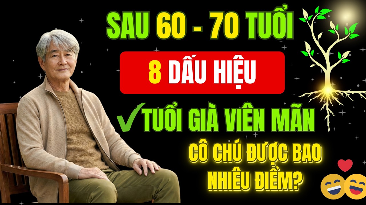 8 Dấu Hiệu Của Tuổi Già Viên Mãn – Cô Chú Được Bao Nhiêu Điểm? | Hạnh Phúc Tuổi Già