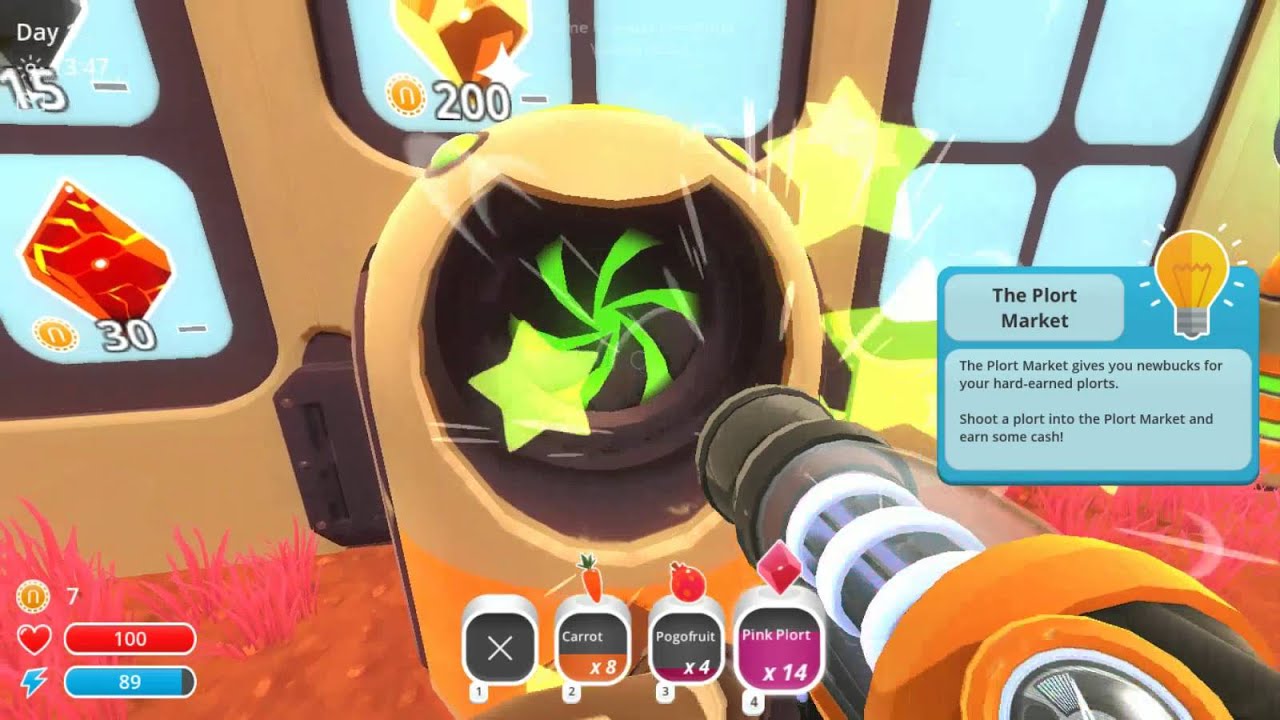 Trying the Pre-Alpha build of Slime Rancher :3