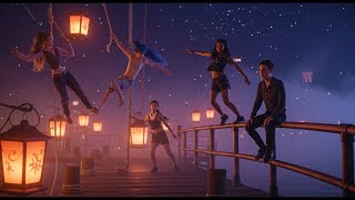 Rooftop Dash: Luna’s Foggy Harbor Chase with Kiro