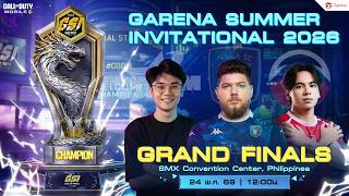 🔴LIVE ศึกตัดสิน! ทีมใดจะเป็นที่สุดของภูมิภาค CODM: Garena Summer Invitational 2026 | Grand Finals