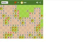 Google Minesweeper - Medium - 1:04