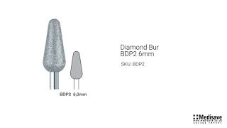 Diamond Bur Bdp2 6Mm Bdp2