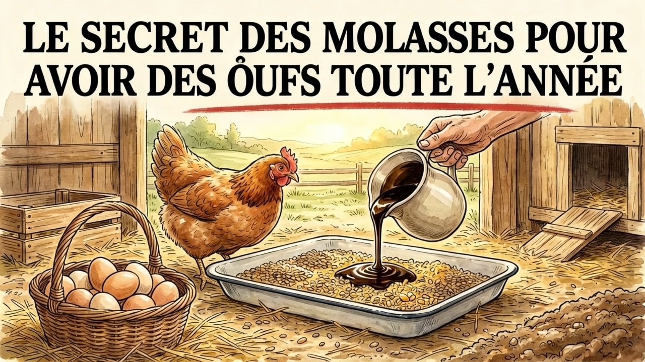 Comment utiliser la MÉLASSE pour que vos Poules Pondent plus d'Œufs et ne tombent pas malades