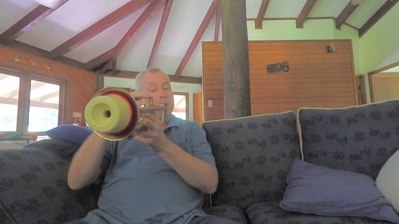Hernia repair recovery vid (day 30 ) back to the trumpet - David Pyke.  Recorded June 30th, 2023.