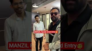 Manzil Faculty Grand Entry 🥳🔥 #Manzil2026 #ManzilHindi #PhysicsWallah #Shorts #PW