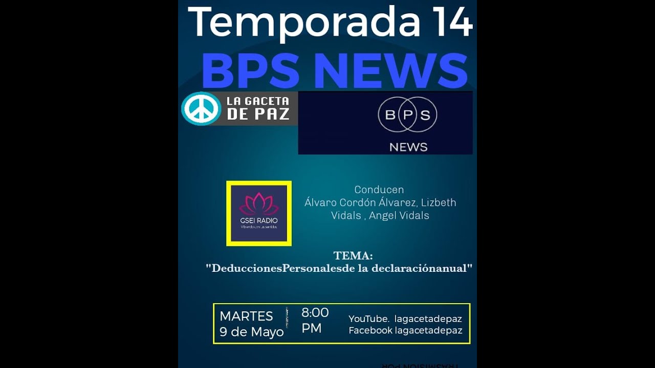 BPS NEWS Tema deducciones personales de la declaracion anual - YouTube