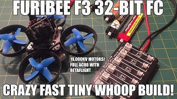 FuriBee F3 32-bit Brushed Flight Controller // FAST "Tiny Whoop" build!
