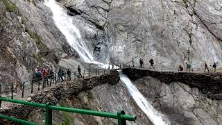 Waterfall on Baltal route of Amarnath trek