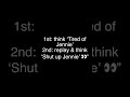 “1st: think ‘Tired of Jennie’2nd: replay &amp; think ‘Shut up Jennie’ 👀” # Dracula #Jennie