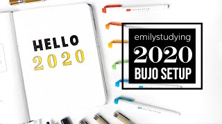 My 2020 Bullet Journal Setup!