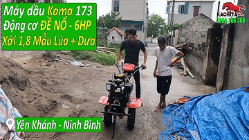 Bàn Giao Máy Xới Đất 173 Đề Nổ tận nhà bác Tĩnh tại Ninh Bình