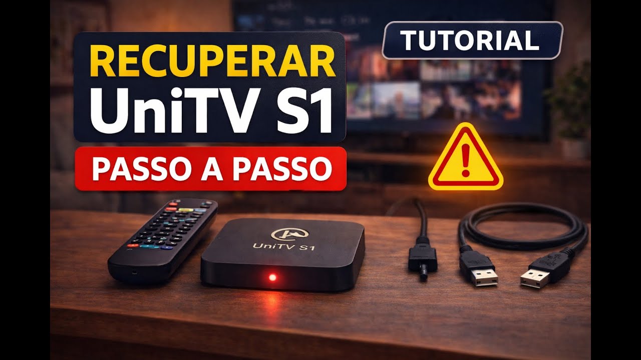 Como Recuperar UNITV S1 com Led Vermelho - TUTORIAL PASSO A PASSO - YouTube