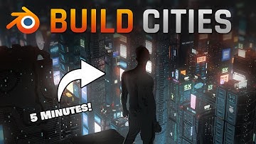 Easily Build Futuristic Cities - Blender Pack!