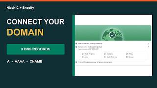 How to Connect a NiceNIC Domain to Shopify | Step-by-Step DNS Setup