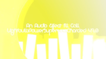 (New Effect) An Audio Effect I