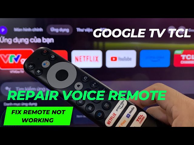 TCL — How to pair the TCL remote with your TCL TV featuring Google TV