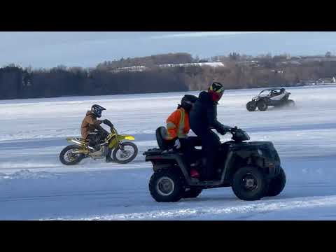 Ice Rice Lake Bewdley Cobourg Lake Ontario January 21, 2024