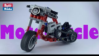LEGO TECHNIC 42132 Motorcycle | LEGO Speed Build | Build The Bricks