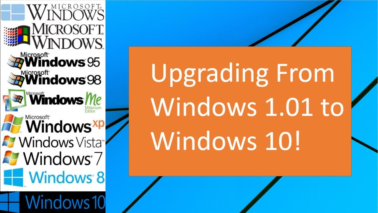 Upgrading from windows 1 01 to windows 10 youtube