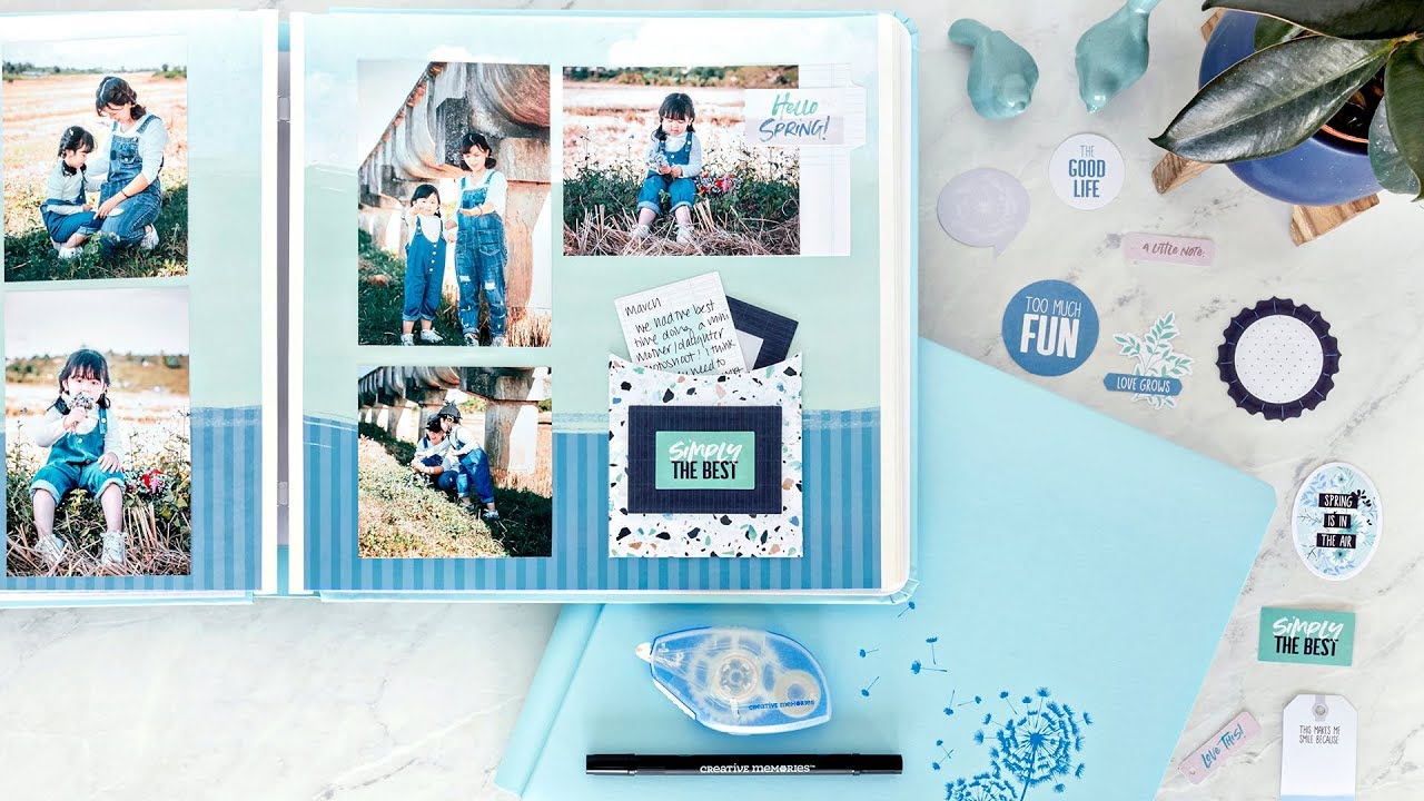 Spring Medley Fast2Fab™ Album by Creative Memories - YouTube