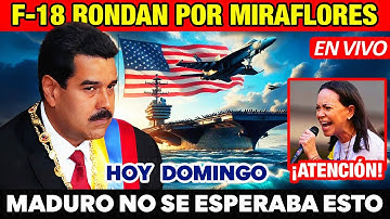 ÚLTIMO 🚨 MADURO NO SE ESPERABA ESTO 🔴 AVIONES F-18 ENTRAN A VENEZUELA Y AUMENTA LA TENSIÓN