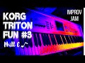 KORG TRITON - Sequencing With EXPANSION Card Drums Korg Exb-PCM03 Future Loop Construction