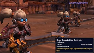 WoW BFA - Fun Mechagnome Allied Race Racial - Clone your Character!