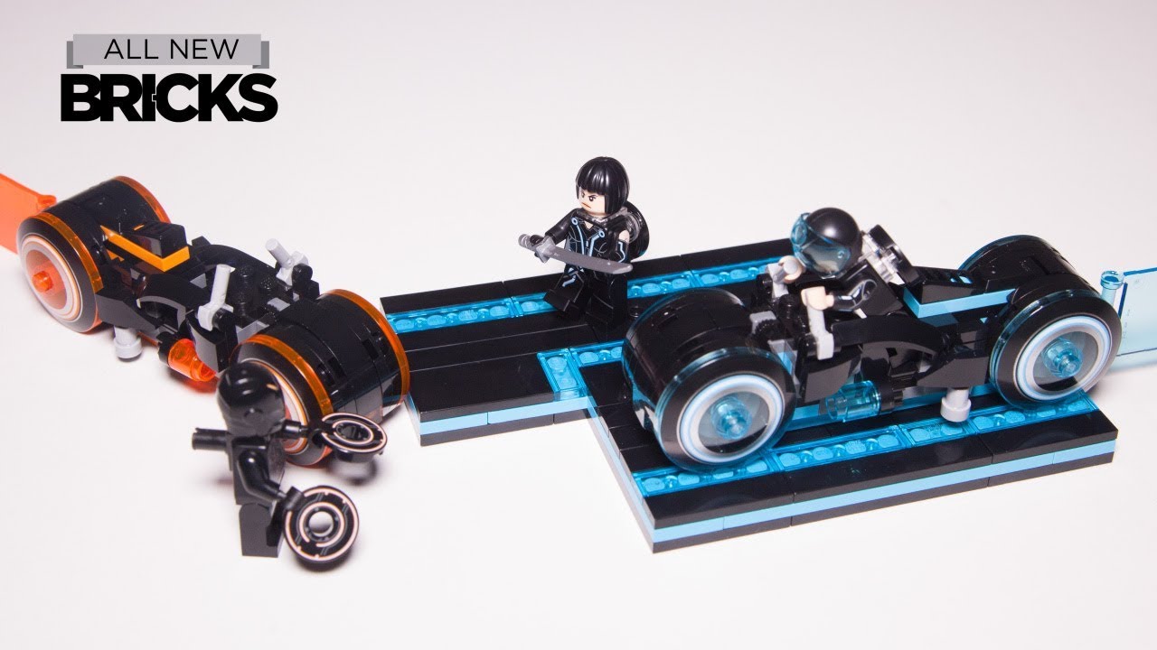 adolph Lego Ideas 21314 Tron Legacy Lego Speed Build with Minifigure Animation