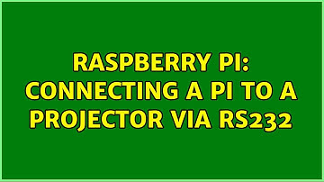 Raspberry Pi: Connecting a Pi to a Projector via RS232 (2 Solutions!!)