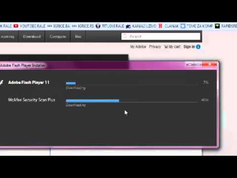 Video: Kako Namestiti Predvajalnik Flash