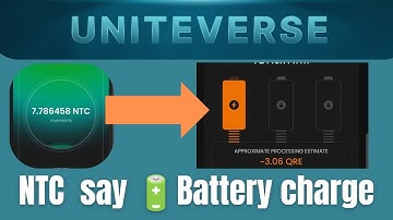 Uniteverse, Mine NTC,  Charge Your Battery to Earn Quantum ORE/Uniteverse main battery kasy charge